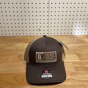 Backroads Apparel Richardson 112 Trucker Hat Brown Tan Patch Snapback